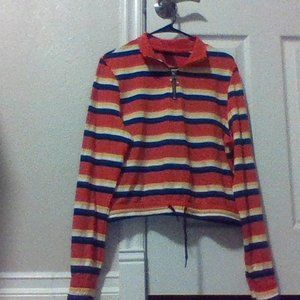 crop long sleeve (orange,blue,black,white,yellow)